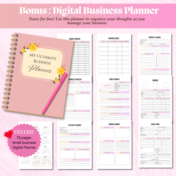 All in One Ultimate Life Digital Planner, Goodnotes Planner, iPad Android | Undated Planner - Image 6