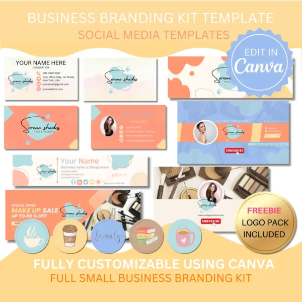 Social Media Branding Kit | Serene Shades