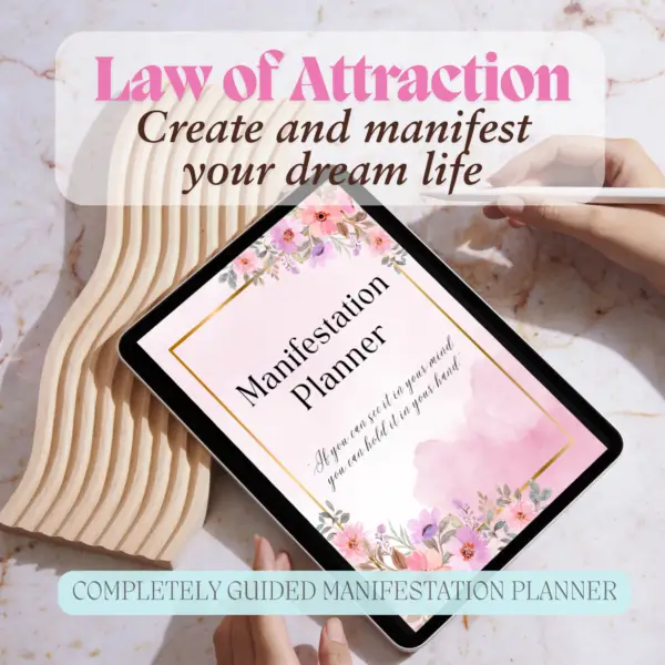 Pink Clouds Digital Manifestation Planner | Manifestation Journal - Image 3