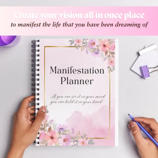 Pink Clouds Digital Manifestation Planner | Manifestation Journal - Image 6