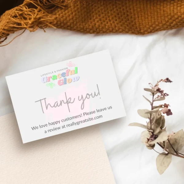 Graceful Logo Template | Small Business Editable Logo Template - Image 3