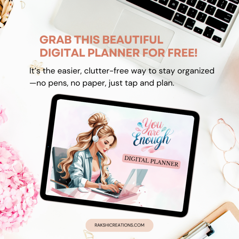 free digital planner by rakshicreations