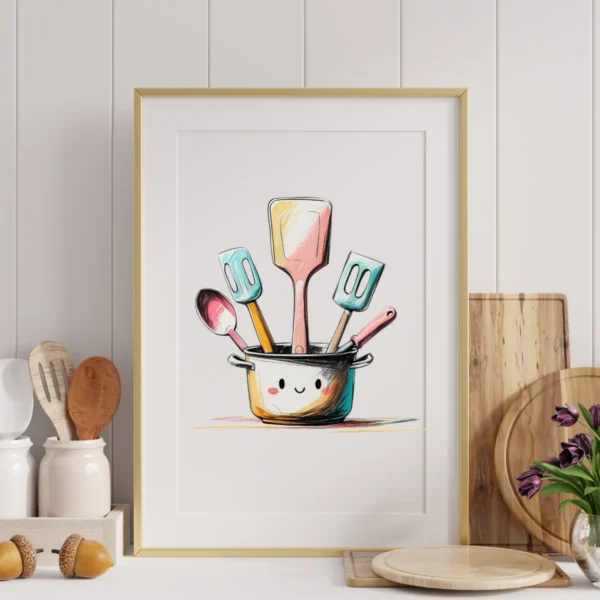 Kitchen Tools and Supplies Clipart, Kitchen Utensils, Cooking Clipart, Baking Culinary Clipart - Image 7