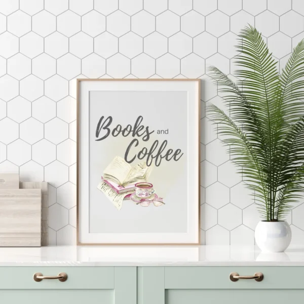 Book Lover Clipart Bundle | 35 Aesthetic Girls Reading, Bookish Quotes | Watercolor PNG SVG - Image 7