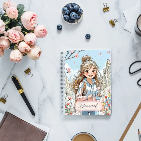 Whimsical Anime Clipart Bundle | Feminine Kawaii Clipart for Crafts, Stickers, Merch, POD - Image 4