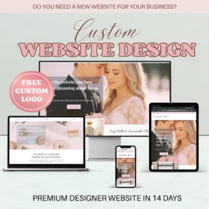 Custom Wordpress Website with Free Logo Design