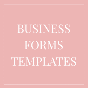 Business Forms Templates