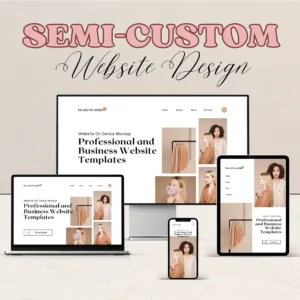 semi-custom website design