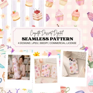 cafe seamless pattern