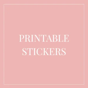 Printable Stickers